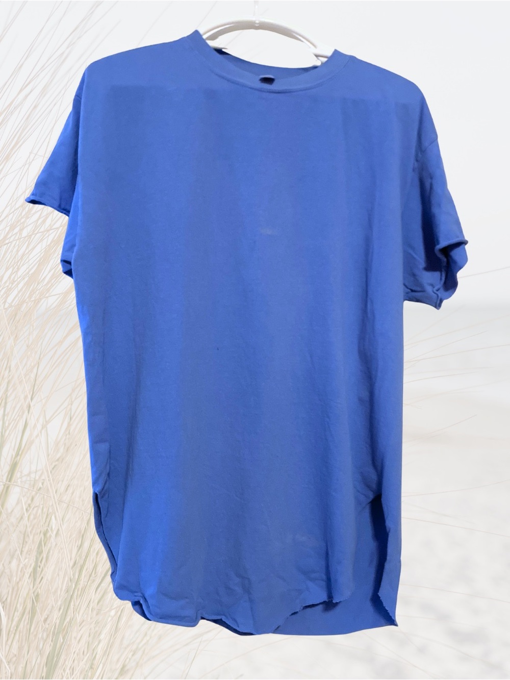 Pebby Forevee Classic Crewneck Tunic Top - Royal Blue